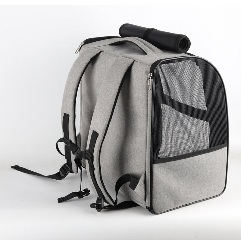 Sac à Dos Transport Chats - Respirant, Portable et Pliable