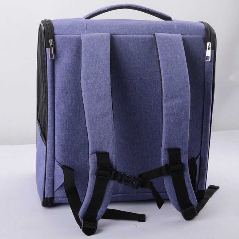 Sac à Dos Transport Chats - Respirant, Portable et Pliable