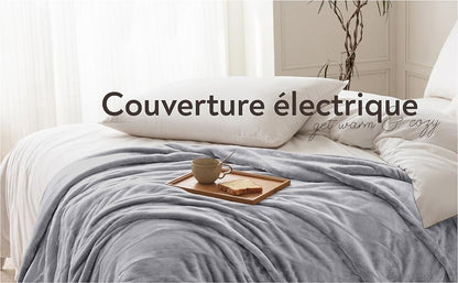 Couverture Chauffante - Plaid Chauffant Électrique Confortable