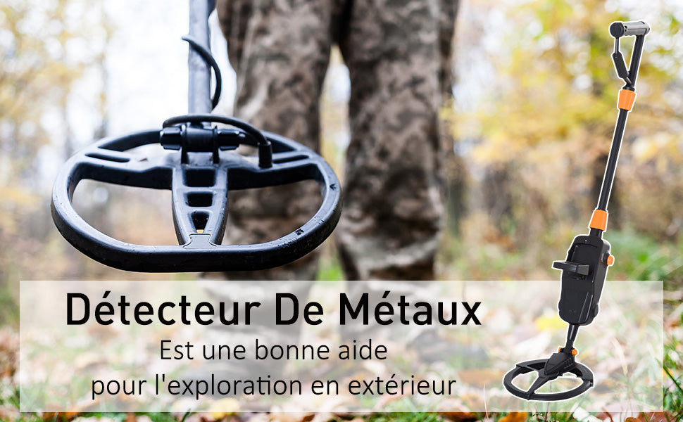 Détecteur de Métaux Électrique Professionnel à Bras Long - Haute Sensibilité Écran LCD