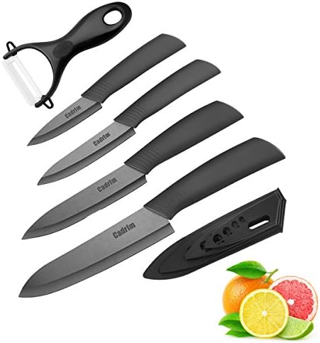 Sets Couteaux de Cuisine - Couteaux Céramiques Professionnels 5Pcs