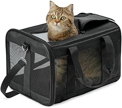 Sac de Transport Animaux Respirant - Caisse de Transport Pliable - Chats, Chiens et Animaux de Compagnie