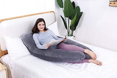 Coussin de Grossesse en forme de U - Oreiller de Maternité pour Femmes