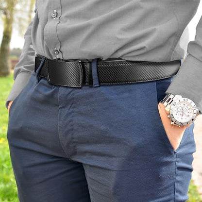 Ceinture Coulissante Réglable pour Hommes à Cliquet : Confort et Élégance à Chaque Pas