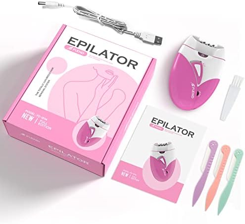 Epilateur Électrique Femme - Epilateur Sans Fil avec Lumière