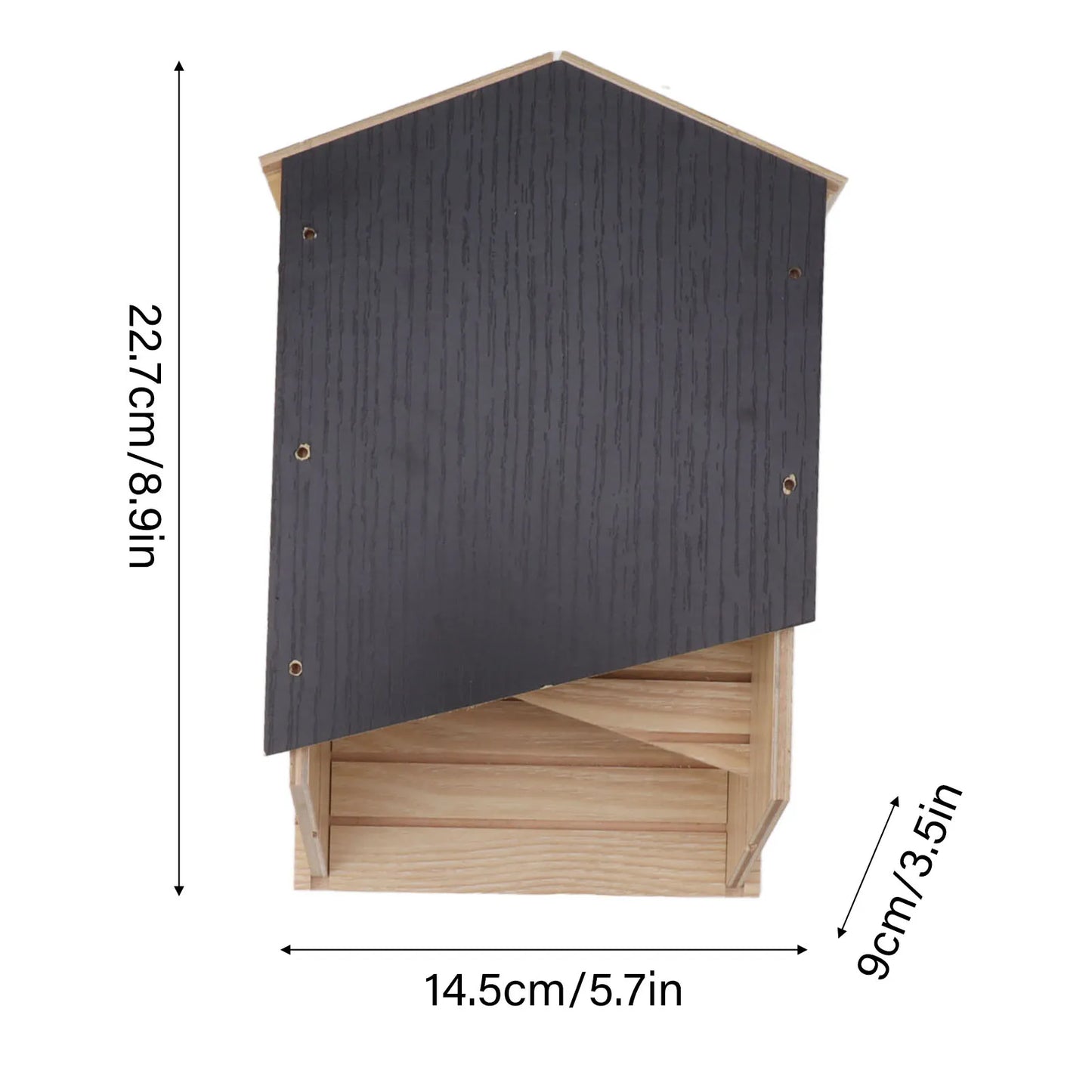 Nichoir Chauve-Souris - Abris pour Chauve-Souris en Bois Imperméable Extérieur