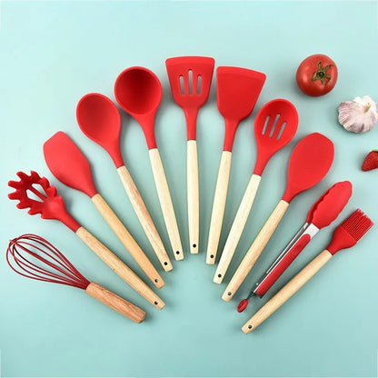 Ensembles Ustensiles de Cuisine - Kits d'Accessoires de Cuisine Qualité Supérieure 12 pièces