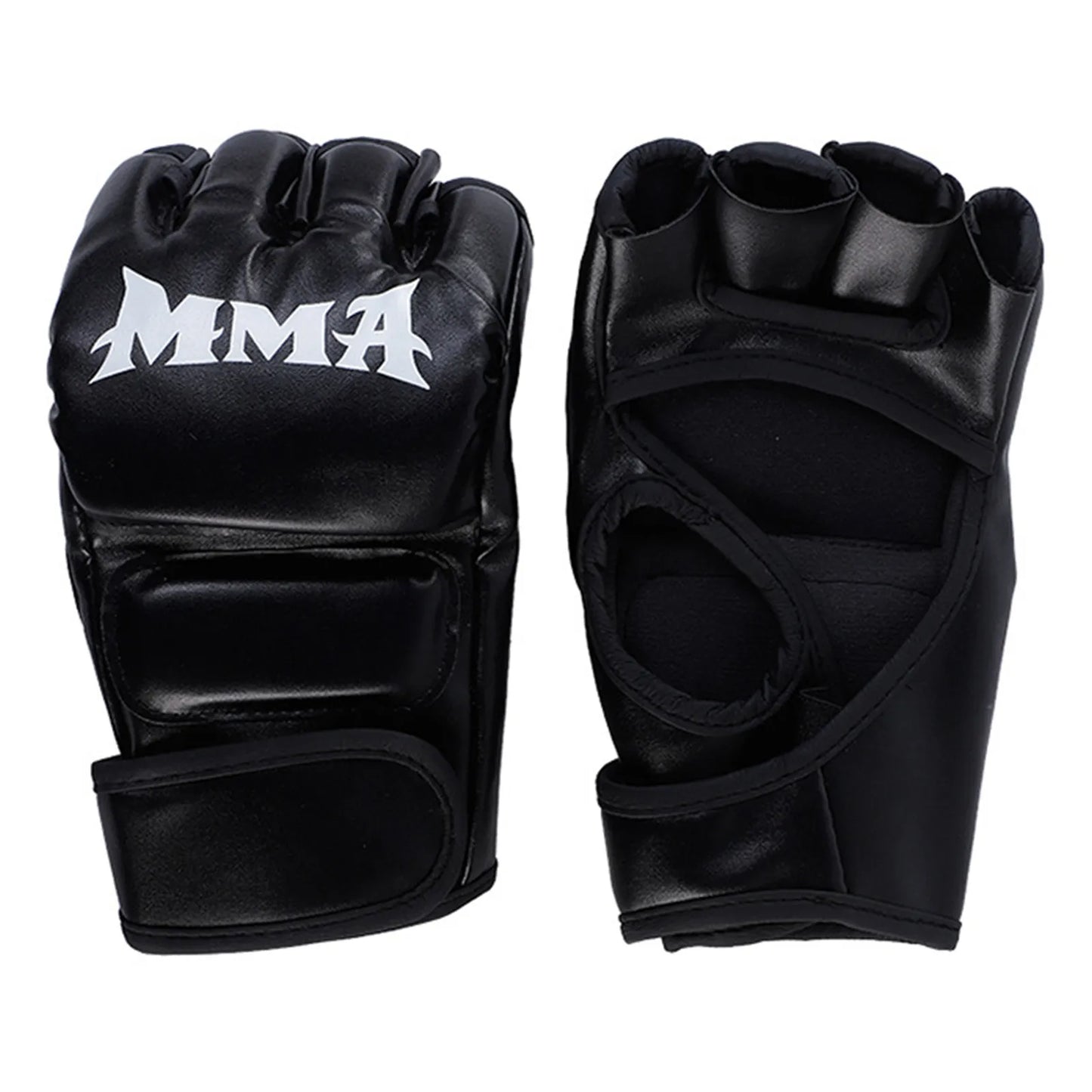 Gants MMA - Gants UFC Hommes et Femmes - Gants en Cuir sans Doigts Com Gants MMA - Gants UFC Hommes et Femmes - Gants en Cuir sans Doigts Com