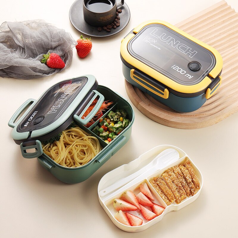 Boîte à Lunch - Bento Box - Boîte à Repas Travail, Pique-Nique, École