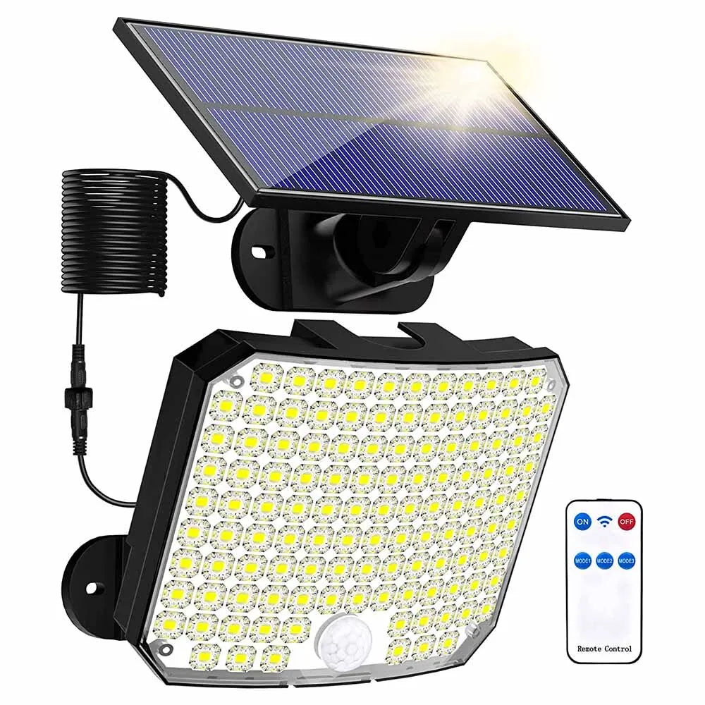 Lampe Solaire d'Éxtérieur LED Détecteur de Mouvements