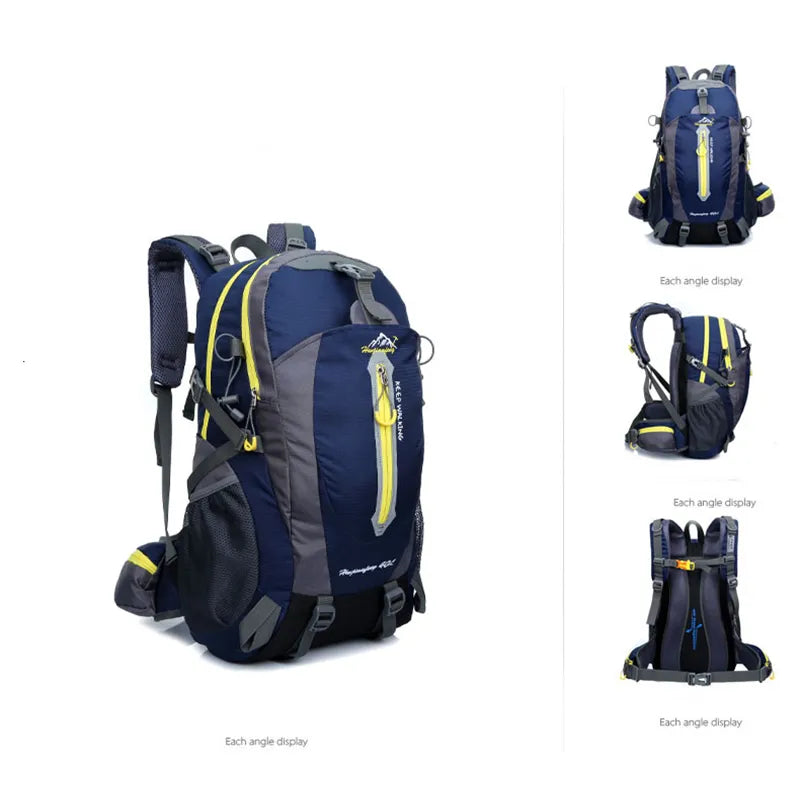 Sac à Dos Vert Kaki 50L Sac de Voyage Pour Camping La Randonnée Alpinisme Sac en Nylon - Accessoires & Bagagerie Sac à Dos Vert Kaki 50L Sac de Voyage Pour Camping La Randonnée Alpinisme Sac en Nylon - Accessoires & Bagagerie