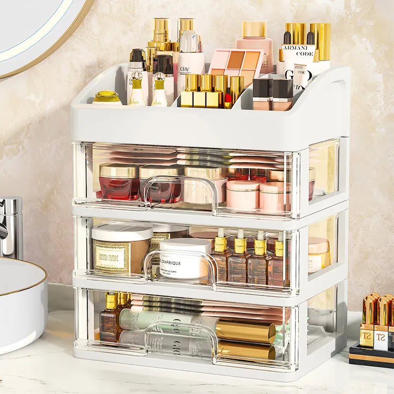 Boîte de Rangement Maquillage - Organisateur de Maquillage et Cosmétiques