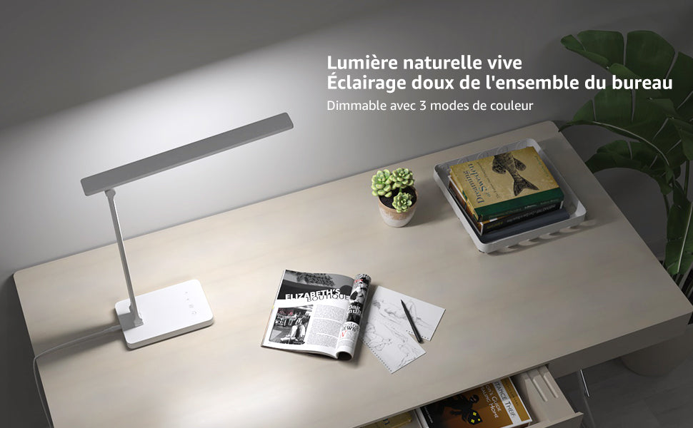 Lampe de Bureau Led 360 Tactile et Réglable