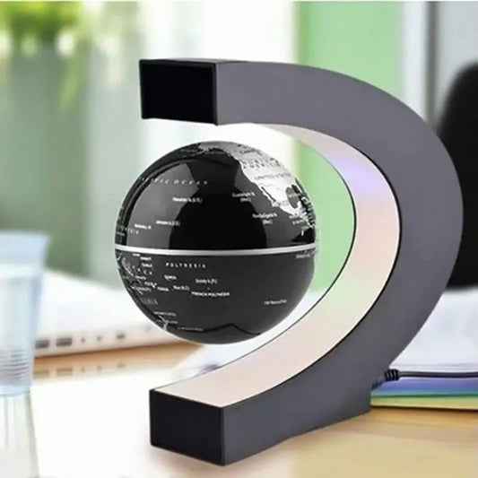 Globe Flottant Magnétique LED : Explorez le Monde avec Élégance et Mystère !