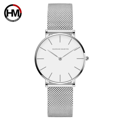 Montre à Quartz Étanche Femme - Élégance et Style Minimaliste - Marque Supérieure